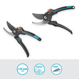 GARDENA Snoeischaar PremiumCut Pro​ Fresh Wood, Bypass Grijs/turquoise, 24 mm snoeidiameter