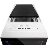 Inter-Tech X-908 Infini2 White Tower-behuizing Wit | 2x USB-A 3.2 (5 Gbit/s) | 2x USB-C 3.2 (5 Gbit/s) | 2x Audio | Window-kit