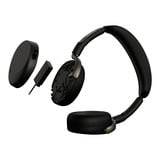 Jabra Evolve3 65 Flex UC on-ear headset Zwart, USB-A with Dongle, Bluetooth 5.3