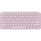 Keychron B1 Pro-K4, toetsenbord Lichtroze, US-International, Scissor switches, 75%, ABS Keycaps, 2.4GHz | Bluetooth 5.2 | USB-C