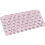 Keychron B1 Pro-K4 toetsenbord Lichtroze, US-International lay-out (QWERTY), Scissor switches, 75%, ABS Keycaps, 2.4GHz | Bluetooth 5.2 | USB-C