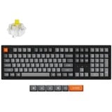 Keychron K10 Max-H4 RGB mechanisch toetsenbord Zwart, US lay-out (QWERTY), Keychron Super Banana, 100%, RGB leds, OSA Double-shot PBT, hot swap, USB-C | 2.4 GHz | Bluetooth 5.1