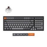 Keychron K4 Max-B3, toetsenbord Zwart, US lay-out, Keychron Super Brown, 96%, RGB, Double-shot PBT Keycaps, Bluetooth / USB-C / 2.4 GHz