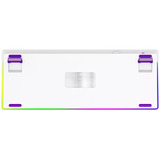 LORGAR KBP70TKLW RGB mechanisch gaming toetsenbord Wit, US lay-out (QWERTY), LOGAR Toxic Purple, 80% (TKL)	, TKL, RGB, Hot-swappable, PBT Double-shot, Bluetooth / 2.4GHz / USB