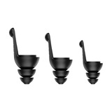 MIXX Assistive Audio Music Personal Noise Protection Earplugs in-ear oortjes Zwart