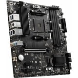 MSI B550M PRO-VDH socket AM4 moederbord Zwart, RAID, Gb-LAN, Sound, µATX
