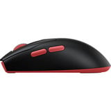 MSI FORGE GM340 WIRELESS gaming muis Zwart/rood, 800 - 12.000 DPI, 2.4 GHz / Bluetooth / USB