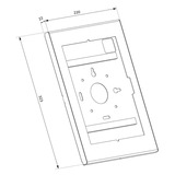 Neomounts WL15-601BL1 Tablethouder standaard Zwart