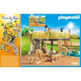 PLAYMOBIL Family Fun - Leeuwen in het buitenverblijf Constructiespeelgoed 71192