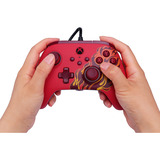 PowerA Advantage controller met kabel voor de Xbox Series X|S - Rood vuur Rood, Xbox Series X|S, Xbox One, Pc