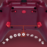 PowerA Advantage controller met kabel voor de Xbox Series X|S - Rood vuur Rood, Xbox Series X|S, Xbox One, Pc
