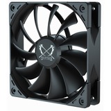 Scythe Kaze Flex 120 Black PWM 120x120x27 case fan Zwart, PWM-aansluiting, KF1225FD15B-P