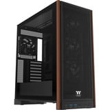 Thermaltake S370 WS midi tower behuizing Zwart | 2x USB-A | 1x USB-C | Tempered Glass