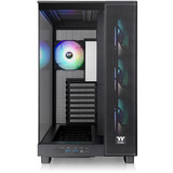 Thermaltake  midi tower behuizing Zwart | 2x USB-A | 1x USB-C | RGB | Window