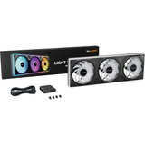 be quiet! be quiet! Light Wings Pro IO 360mm Rever RGB case fans Zwart, 3 stuks, 360 x 120 x 28 mm