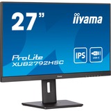 iiyama Prolite XUB2792HSC-B5 27" Monitor Zwart, 75Hz, HDMI, DisplayPort, USB-C, Audio