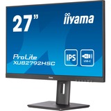 iiyama Prolite XUB2792HSC-B5 27" Monitor Zwart, 75Hz, HDMI, DisplayPort, USB-C, Audio