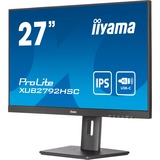 iiyama Prolite XUB2792HSC-B5 27" monitor Zwart, 75Hz, HDMI, DisplayPort, USB-C, Audio