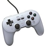 8BitDo Pro 2 Wired PS gamepad Grijs, Pc, Nintendo Switch