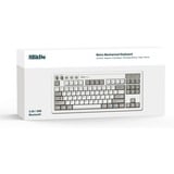 8BitDo Retro Mechanical Keyboard M Edition Grijs, US lay-out (QWERTY), Kailh Box White, 80% (TKL)	, Bluetooth Low Energy, Wireless 2.4G, USB