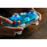 8BitDo Ultimate 2 Wireless Controller - N64 30th Collection Blauw/transparant, 2.4 GHz / Bluetooth, USB, Pc
