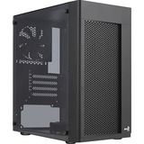 Aerocool Hexform G-BK-v1 mini tower behuizing Zwart | 3x USB-A | Window