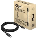 Club 3D USB4 Gen 3x2 kabel Zwart, 3 meter, 240 W
