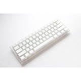 Ducky One 3 Mini Aura White, toetsenbord Wit, US lay-out, Cherry MX Silent Red, 60%, ABS Double Shot, hot swap