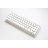 Ducky One 3 Mini Aura White, toetsenbord Wit, US lay-out, Cherry MX Silent Red, 60%, ABS Double Shot, hot swap