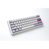 Ducky One 3 Mist Grey Mini, toetsenbord Lichtgrijs, US lay-out, Cherry MX Blue, RGB led, Double-shot PBT, Hot-swappable, QUACK Mechanics, 60%
