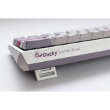 Ducky One 3 Mist Grey Mini, toetsenbord Lichtgrijs, US lay-out, Cherry MX Blue, RGB led, Double-shot PBT, Hot-swappable, QUACK Mechanics, 60%