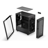 ENDORFY Signum M30 Air mini tower behuizing Zwart | 2x USB-A | 1x USB-C | Tempered Glass