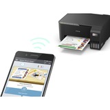 Epson EcoTank ET-2861 A4 multifunctionele Wi-Fi-printer met inkttank all-in-one inkjetprinter Zwart, Scannen, Kopiëren, Wi-Fi, inclusief tot 3 jaar inkt