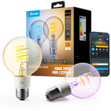 Govee Edison Bulb G80 E27 (2-stuks) led-lamp Transparant, WiFi, Bluetooth