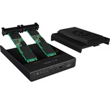 ICY BOX IB-2912MCL-C31 bk externe behuizing Zwart
