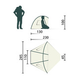 Jack Wolfskin Beach Shelter III tent Beige