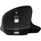Keychron M6-A23 Wireless Mouse Zwart, 100 tot 30.000 dpi, 8000Hz, 2,4 GHz / Bluetooth / USB