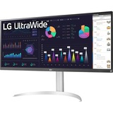 LG UltraWide 34WQ650-W 34" monitor Wit, 1x HDMI, 1x DisplayPort, 1x USB-C, 100 Hz