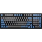 Leopold FC980MBTN/EGBPD, gaming toetsenbord Grijs/blauw, US lay-out, Cherry MX Brown, 96% size, PBT Double Shot, Bluetooth 5.1