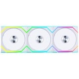 Lian Li UNI FAN SL120 Wireless Reverse Blade RGB case fans Wit, 3 stuks, 120 x 124.5 x 28 mm, PWM