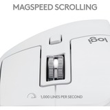 Logitech MX Master 3S voor Mac business muis Lichtgrijs, 200 tot 8000 dpi, Bluetooth Low Energy