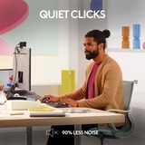 Logitech MX Master 3S voor Mac business muis Lichtgrijs, 200 tot 8000 dpi, Bluetooth Low Energy