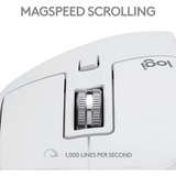 Logitech MX Master 3S voor Mac muis Lichtgrijs, 200 - 8000 dpi, Bluetooth Low Energy