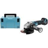 Makita 18 V Haakse slijper 125 mm DGA505ZJ Blauw/zwart, accu's en lader niet inbegrepen | in Mbox | veiligheidsschakelaar