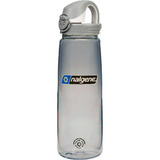 Nalgene On-The-Fly Lock-Top Sustain Bottle, 700 ml drinkfles Grijs/transparant