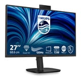 Philips 27B2N3500JH/00 27" monitor Zwart, HDMI, DisplayPort, USB-C, Webcam, 120 Hz