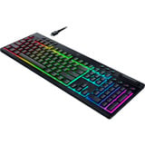 Razer BlackWidow V4 Low-Profile HyperSpeed RGB mechanisch gaming toetsenbord Zwart, US lay-out (QWERTY), Razer Low-Profile Yellow, 100%