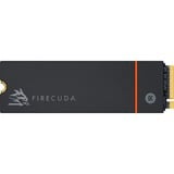 Seagate FireCuda 530 500 GB met heatsink SSD Zwart, ZP500GM3A023, PCIe 4.0 x4, NVMe 1.4, M.2 2280