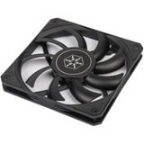 SilverStone Air Slimmer 120 case fan Zwart/transparant, 4-pins PWM fan-connector