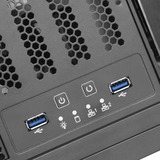 SilverStone RM41-H08 rack behuizing Zwart | 2x USB-A 3.2 (5 Gbit/s)